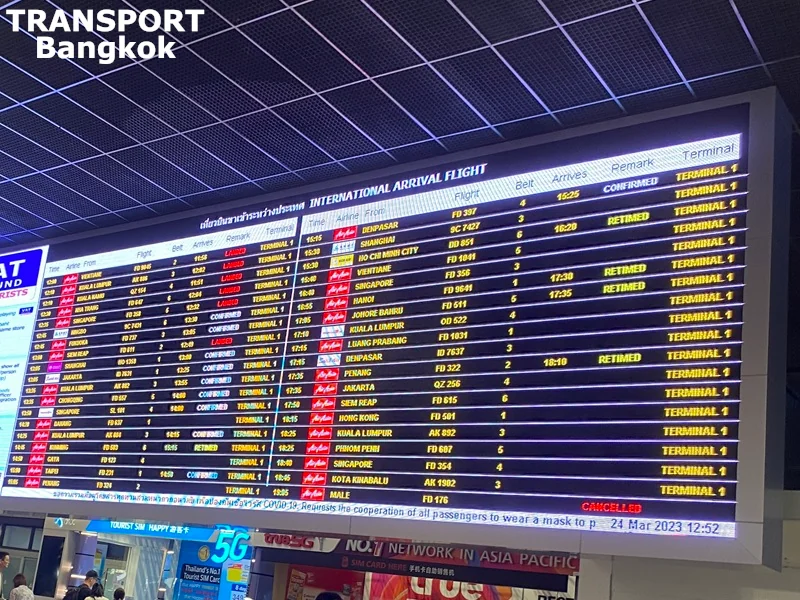 International Flights at DMK Airport