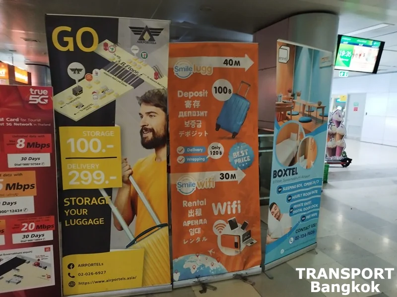 Luggage Storage & Delivery at Bangkok Suvarnabhumi Airport (BKK)